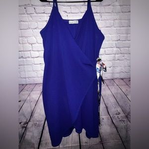 Cobalt Blue Wrap Dress
